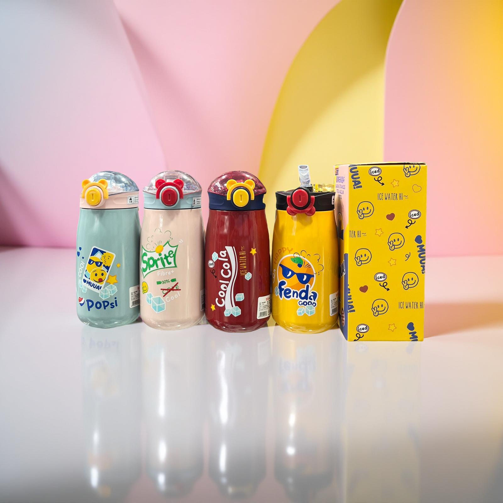 Soft Drink Inspired Stainless Steel Bottles 🥤✨