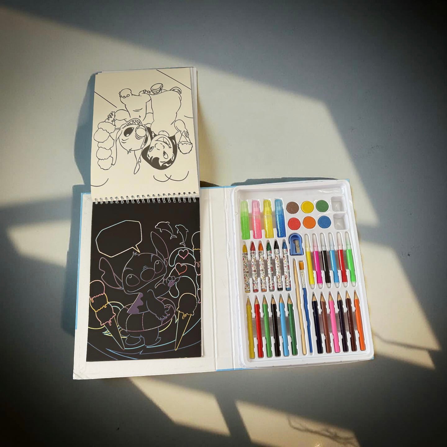 38 in 1 Kids Colouring Book Set