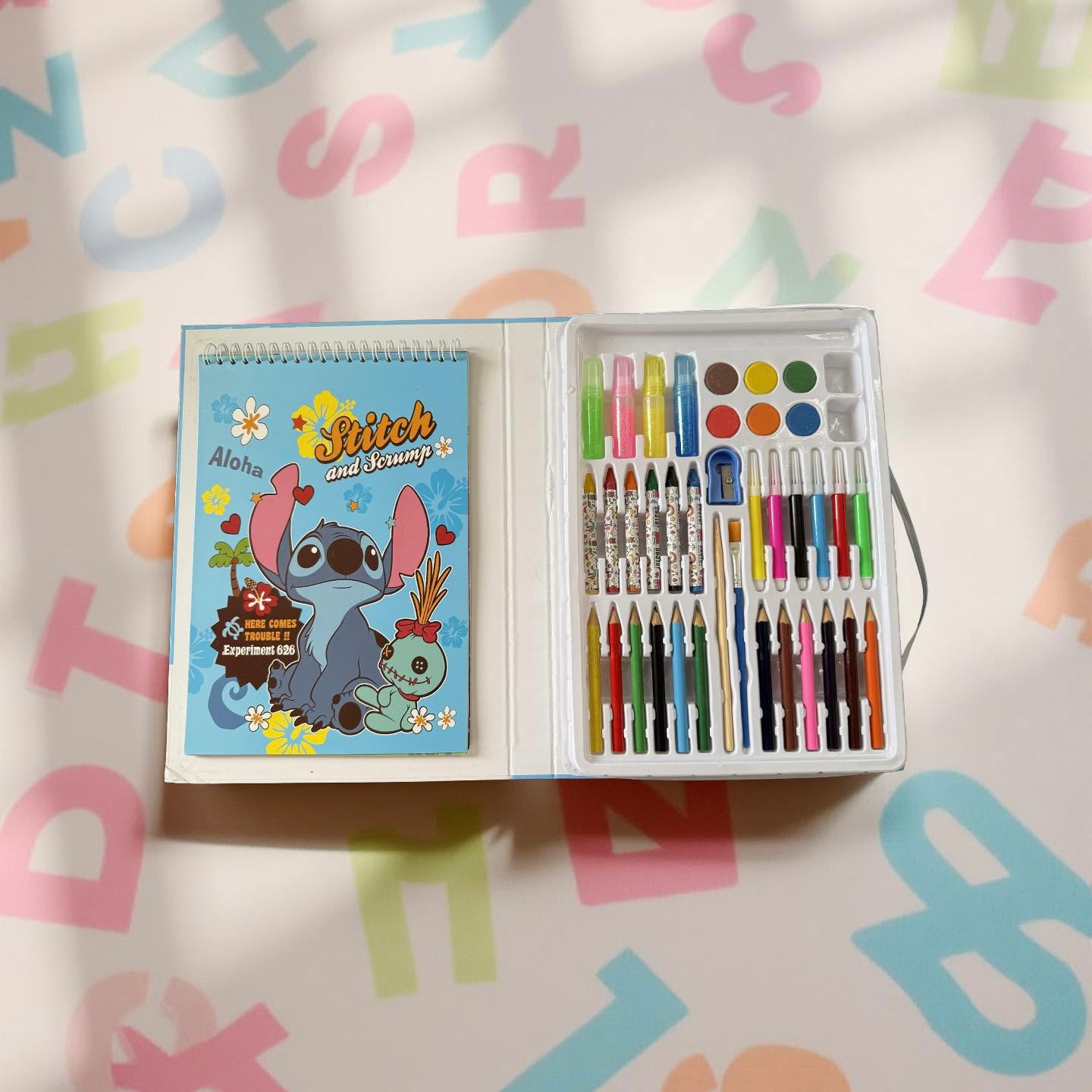38 in 1 Kids Colouring Book Set